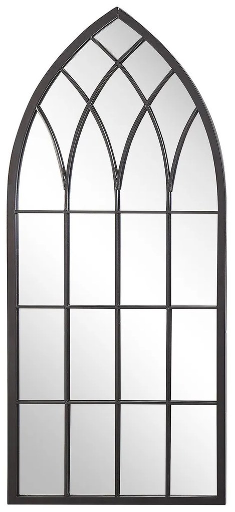 Espelho de parede em metal preto 50 x 115 cm CASSEL Beliani