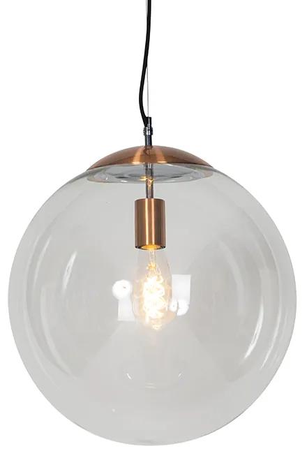 Candeeiro escandinavo de cobre com vidro transparente - Ball 40 Design,Moderno