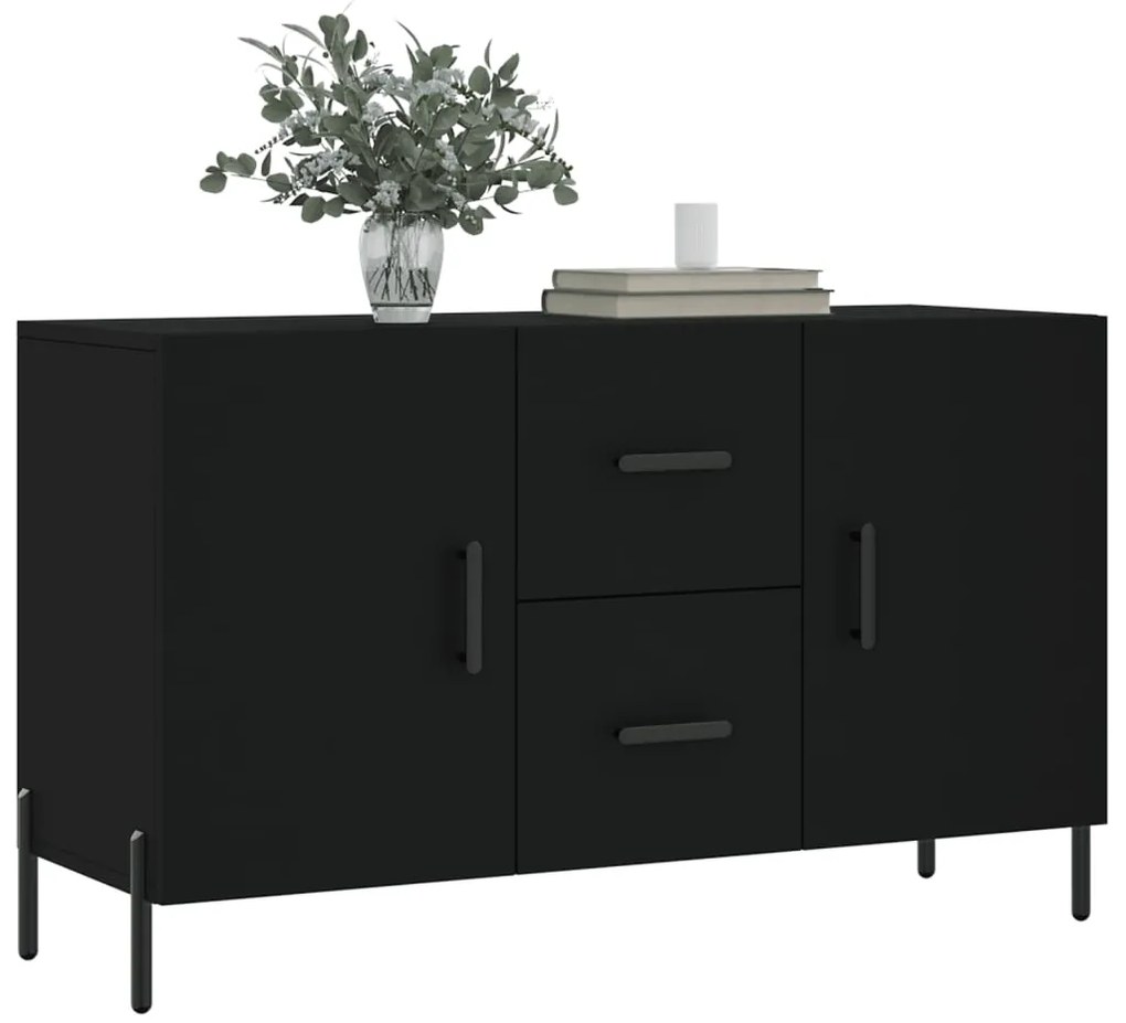 Aparador 100x36x60 cm derivados de madeira preto