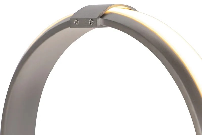 Candeeiro de suspensão design em aço regulável com LED incl. - Viola Due