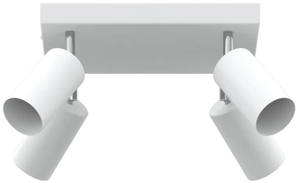 Spotlight de Teto 4 Vias Ajustável Branco GU10