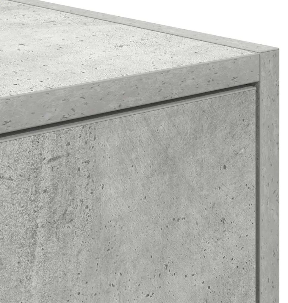 Móveis de TV 2pcs 100x31x25,5 cm deriv. madeira cinza cimento