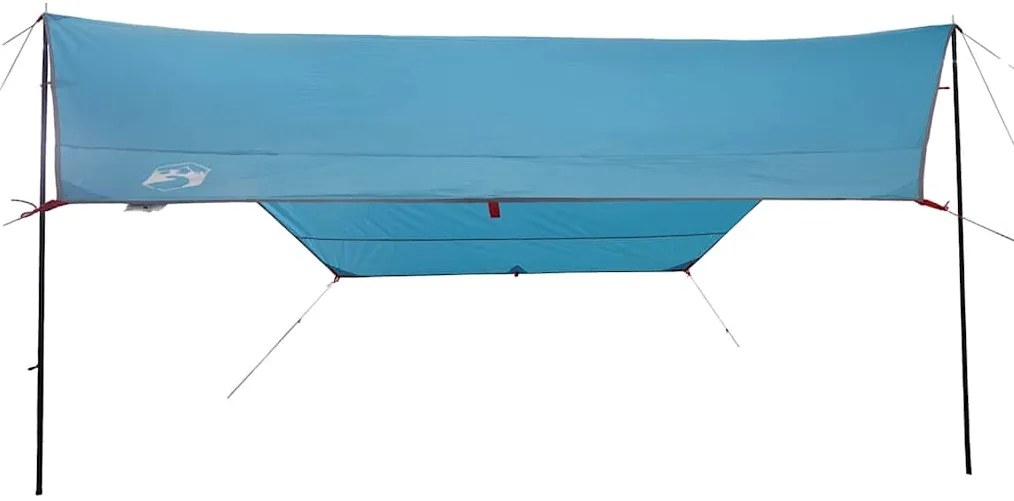 Lona de campismo 430x380x210 cm impermeável azul