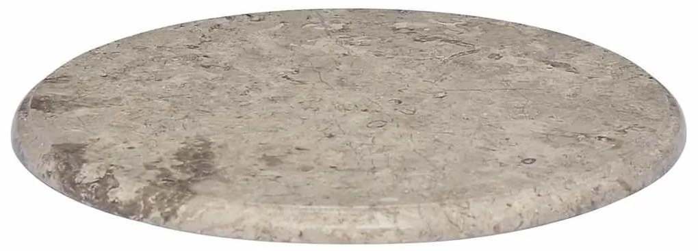 Tampo de mesa Ø50x2,5 cm mármore cinzento
