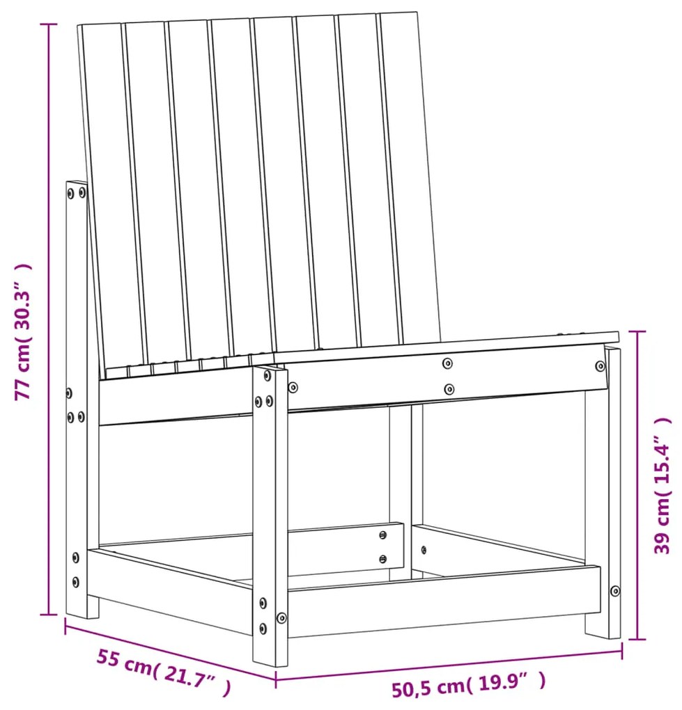 3 pcs conjunto lounge de jardim pinho maciço castanho-mel