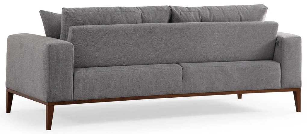Sofá-cama de 3 Lugares Sinor – Cinzento Claro – 225x92x75 cm