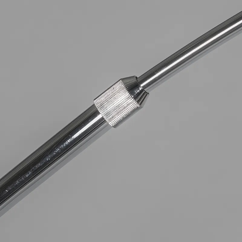 Candeeiro de Arco Moderno Cromado Ajustável sem Abajur