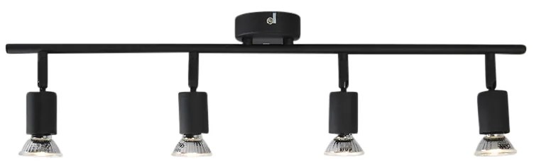 LED Foco Inteligente Preto Inclinável com Wifi GU10 - Jeany Moderno