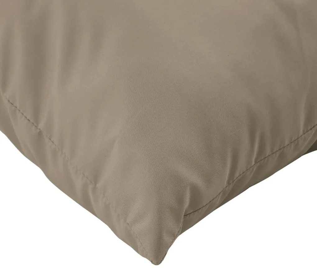 Almofadas de sofá 4 pcs 60x60 cm tecido cinza-acastanhado