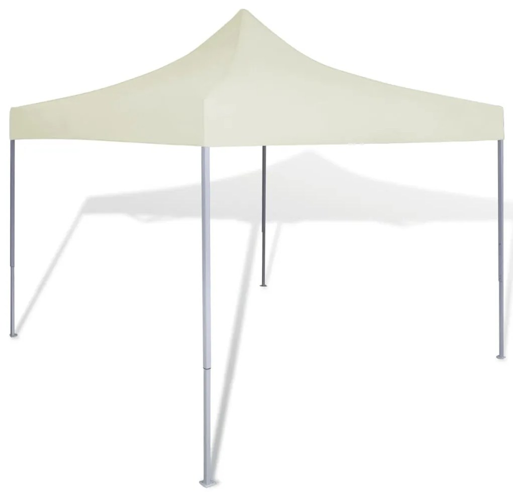 vidaXL Tenda dobrável 3 x 3 m creme