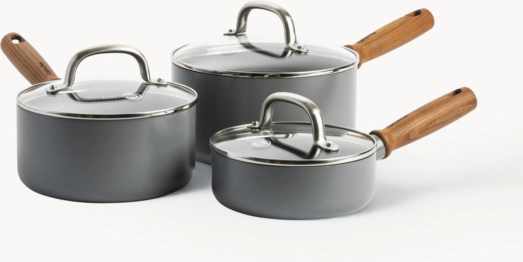 Conjunto de panelas com revestimento antiaderente Mayflower Pro, conjunto de 6