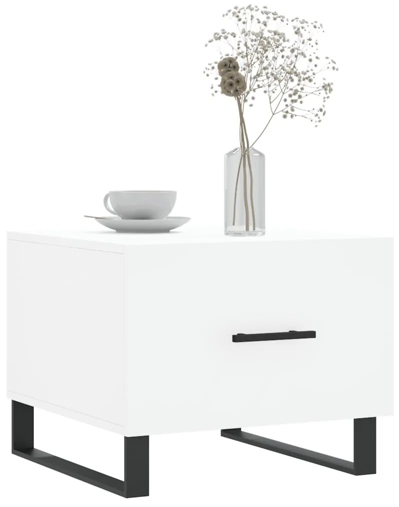 Mesa de centro 50x50x40 cm derivados de madeira branco