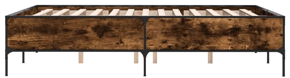 Estrutura cama 120x190 cm derivados de madeira/metal