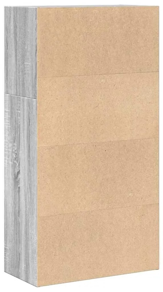 Estante 60x30x114 cm derivados de madeira cinzento sonoma
