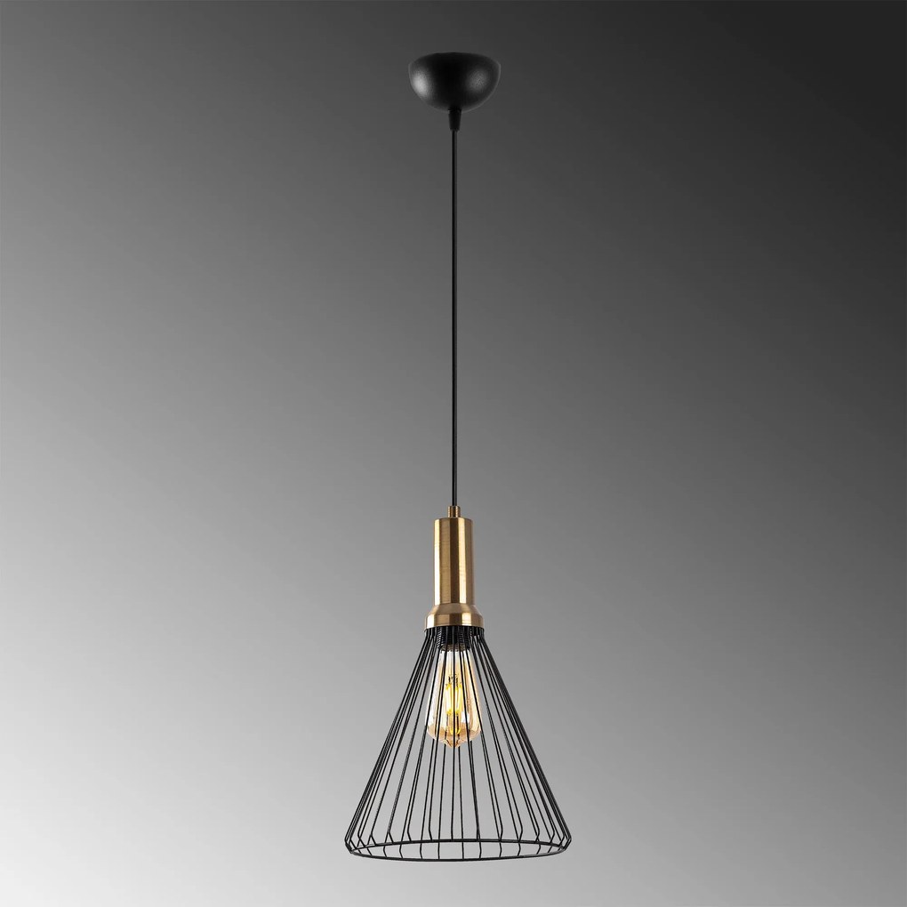 Chandelier Dear – Preto Antique – 24 x 24 cm