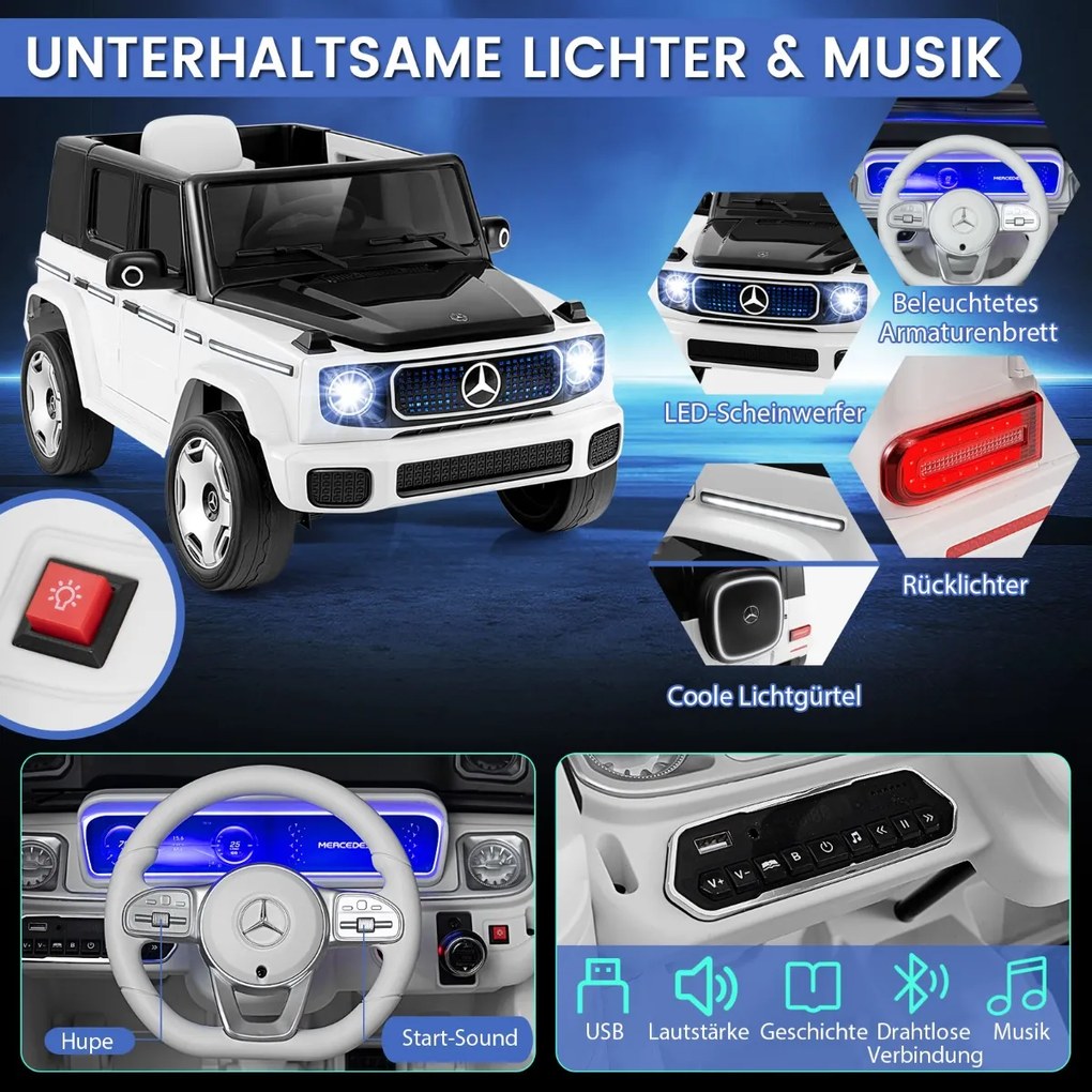 Carro elétrico infantil Audi RS com controle remoto 2.4G com música e faróis pretos