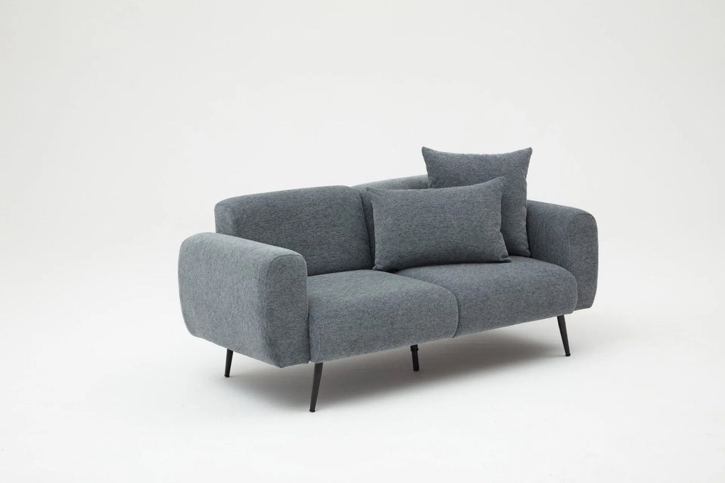 Sofá de 2 Lugares Side – Antracite – 171x77x82 cm
