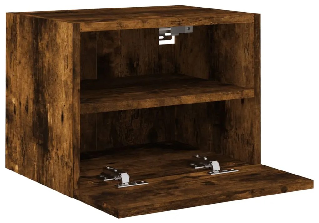 Móveis parede TV 2pcs 40x30x30cm deriv. madeira carvalho fumado