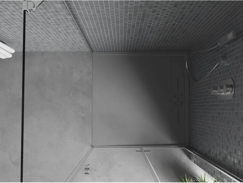 Mexen Amon base de duche quadrada SMC 90 x 90 cm, cinza - 4F619090