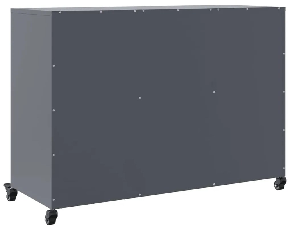 Aparador 100,5x39x72 cm aço antracite