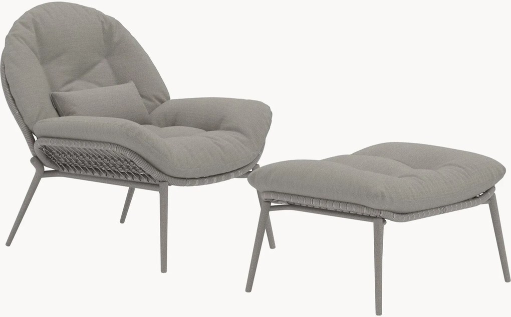 Cadeira de jardim com apoio para os pés Cala