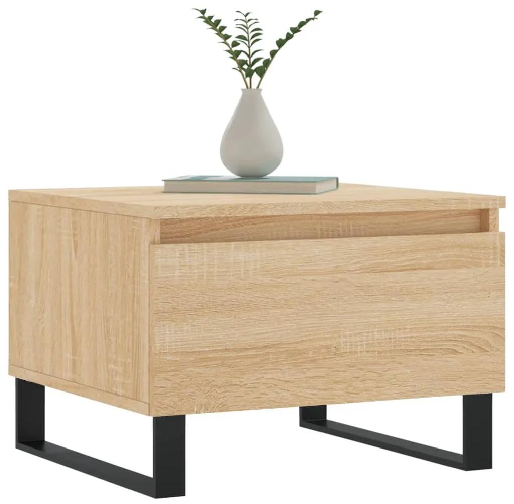 Mesa de centro 50x46x35 cm derivados de madeira carvalho sonoma