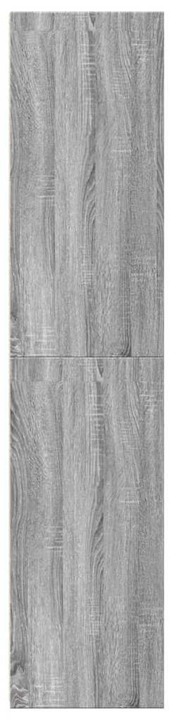 Armário alto 50x41x185 cm derivados de madeira cinzento sonoma