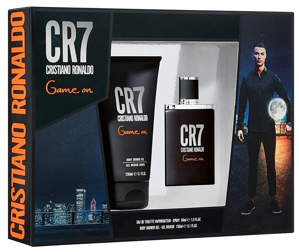 Conjunto de Perfume Homem Cristiano Ronaldo Cr7 Game On 2 Peças