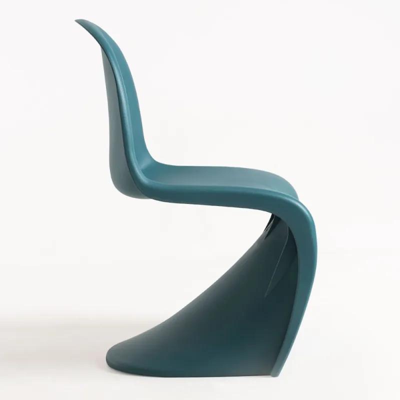 Cadeira Wavy Cor: Verde - Azulado