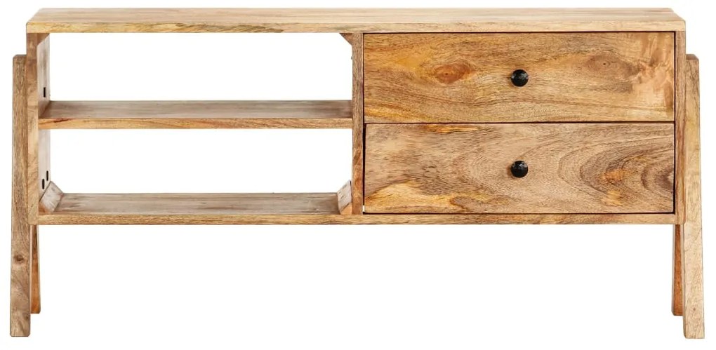 Móvel de TV 97x35x47 cm madeira de mangueira maciça