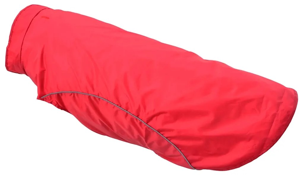 Capa de chuva para cães com tiras reflectoras vermelho 4XL