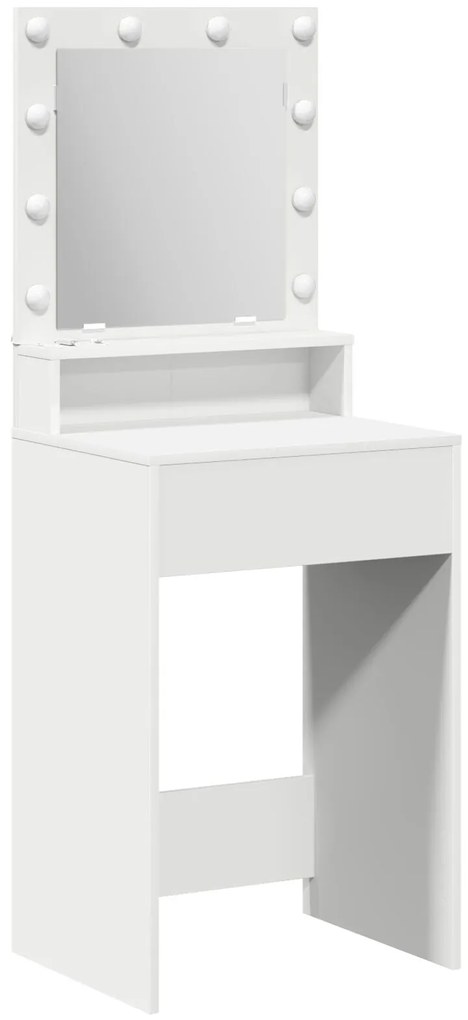 Mesa de Maquiagem vidaXL com Luzes LED Brancas 50x41x135 cm