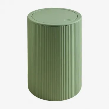 Lixeira Com Tampa Ozene Abs Verde Laurel - Sklum