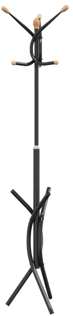Bengaleiro 176 cm ferro revestido a pó preto