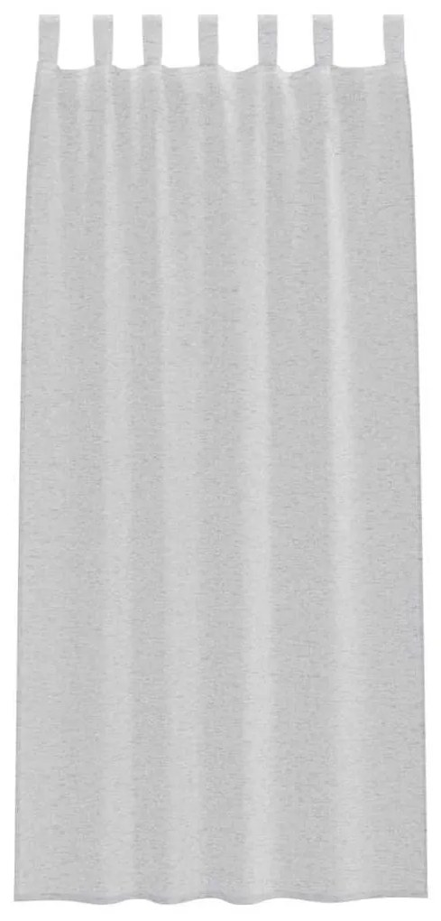 Cortinas 2 pcs Cinzento-claro 140 x 245 cm Poliéster