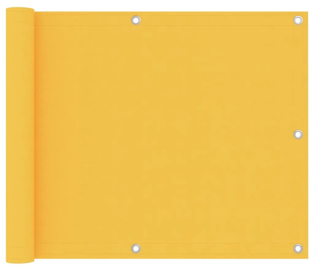 Tela de varanda 75x600 cm tecido Oxford amarelo