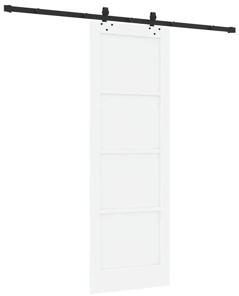 Porta Deslizante vidaXL com Conjunto de Ferragens "ORKDAL" de Madeira
