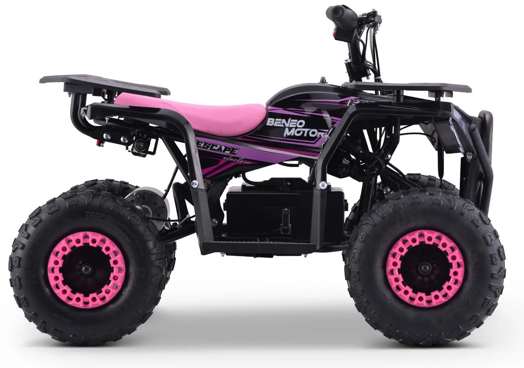 Moto 4 elétrica para crianças ATV Motors ESCAPE 800W Rosa