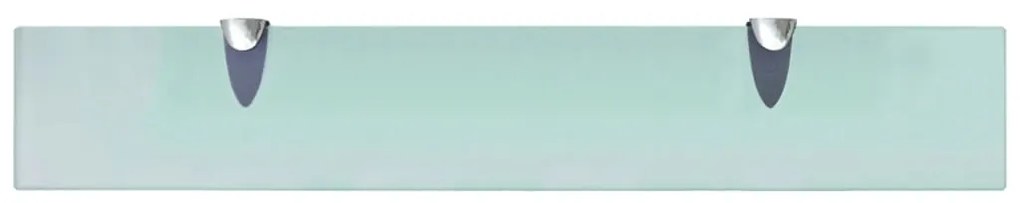 Prateleiras flutuantes 2 pcs vidro 60x10 cm 8 mm