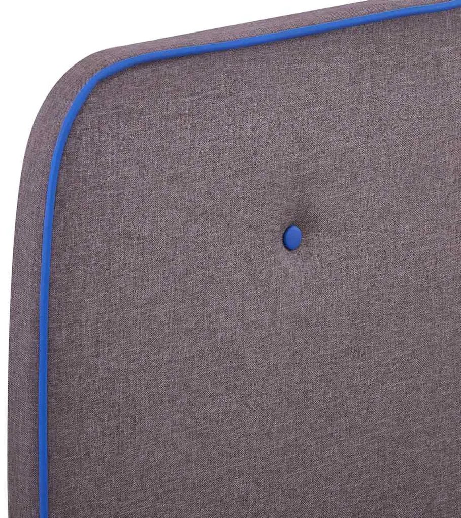 Estrutura de cama sem colchão 120x190 cm tecido