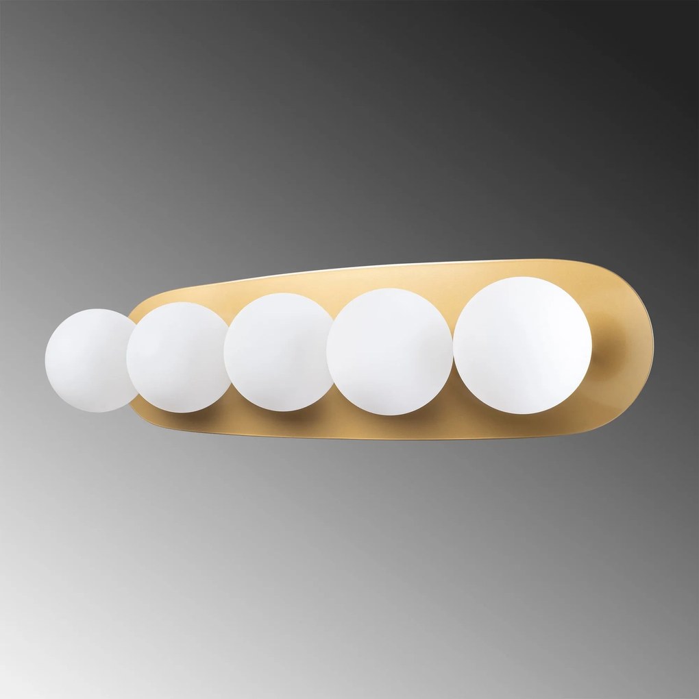Candeeiro de Parede Well – Dourado – 90 x 23 x 26 cm