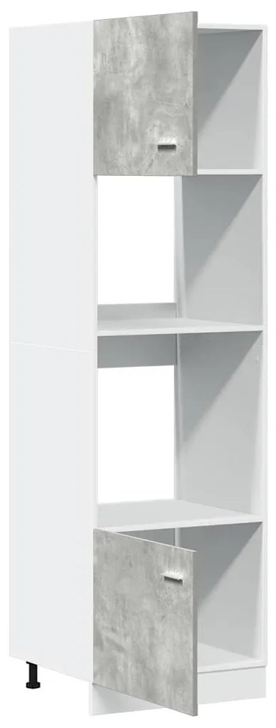 Armário para micro-ondas “Lyon” 60x57x207 cm cinza