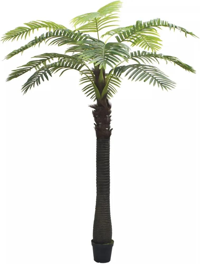 Árvore palmeira artificial com vaso 310 cm verde