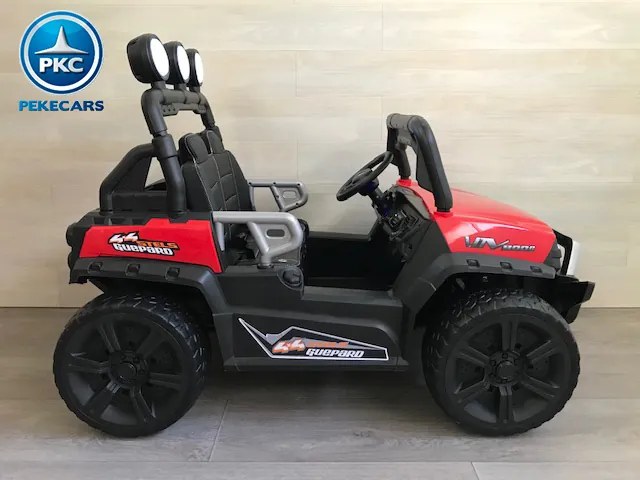 Carro eletrico crianças Todo terreno buggy guepard 2 Lugares Vermelho