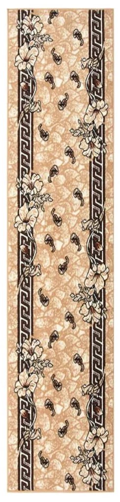 vidaXL Passadeira 80x450 cm polipropileno bege