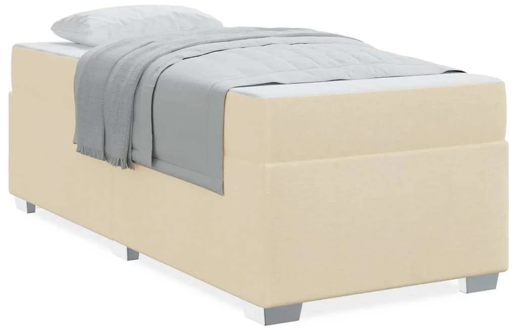 Estrutura da Cama Outros Creme 90 x 200 cm tecido