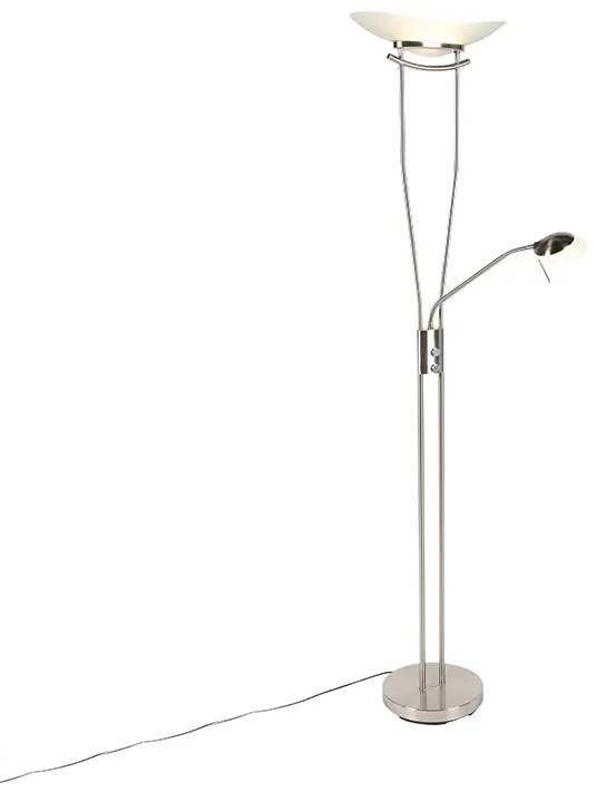 Candeeiro de pé moderno em aço com LED e dimmer - Lexus