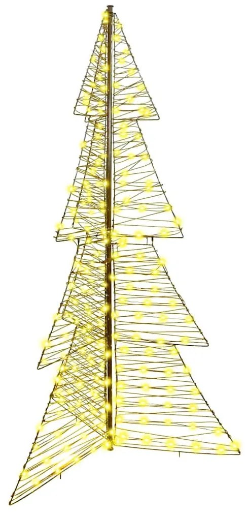 vidaXL Árvore de Natal com 240 LEDs Branco quente 180 cm Vime