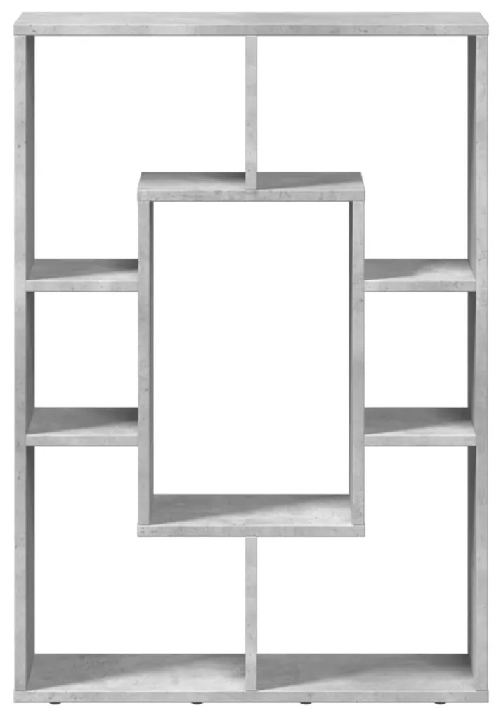 Estante 63x20x90 cm derivados de madeira cinzento cimento