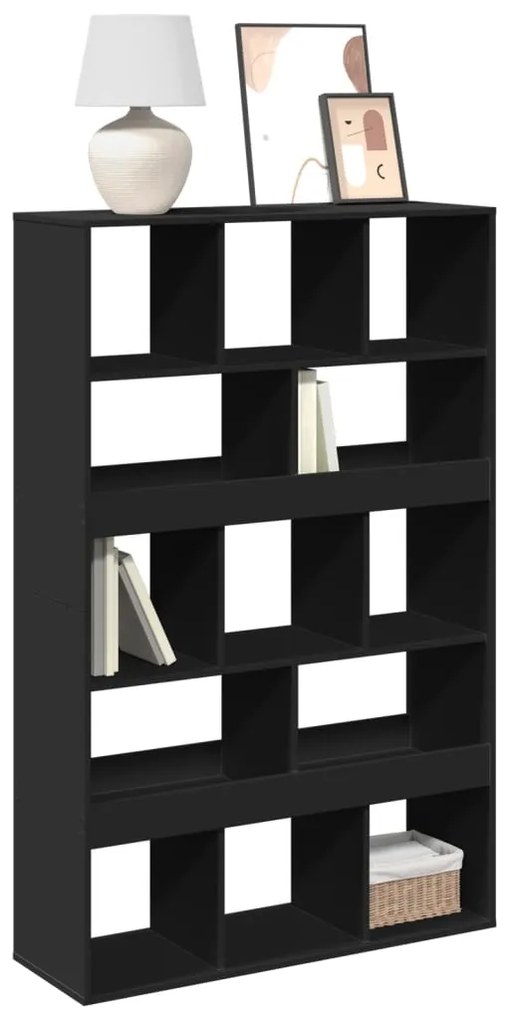 vidaXL Estante 100x33x156,5 cm derivados de madeira preto